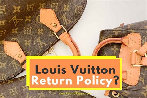 what's louis vuitton return policy